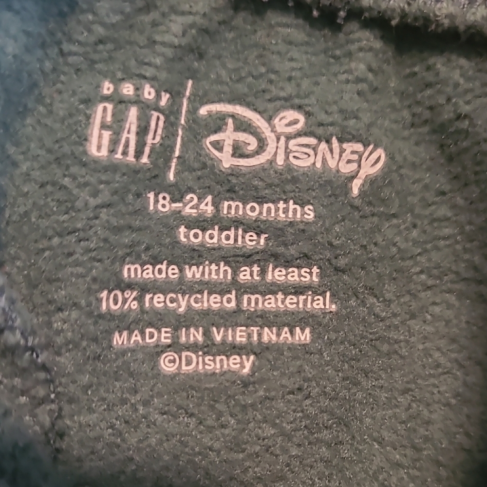Baby GAP Disney Green Kids Sweatpants with Mickey Patch - Picture 8 of 9